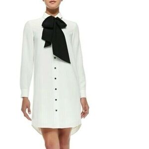 Kate spade griffin Shirtdress velvet bow size 14